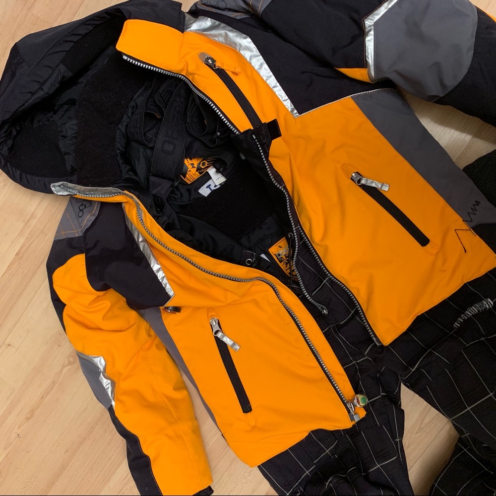 Obermeyer I-Grow bib pants and jacket set kids size 8